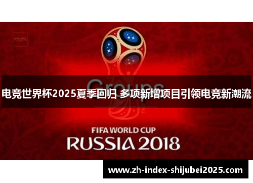 电竞世界杯2025夏季回归 多项新增项目引领电竞新潮流
